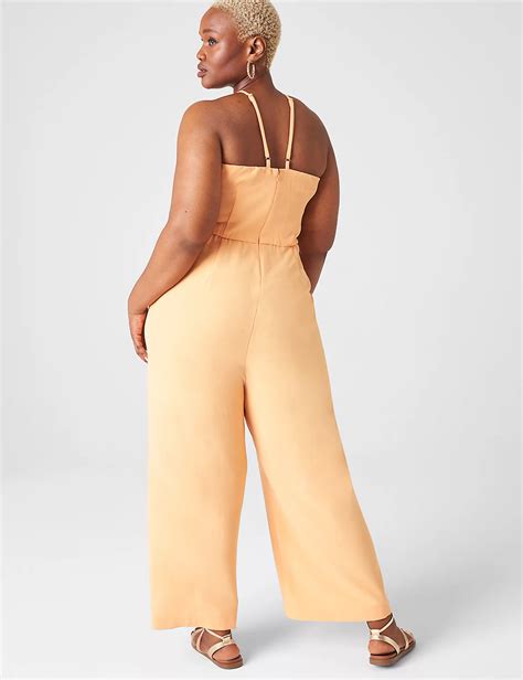 Sleeveless Halter Jumpsuit 1134131 Lanebryant