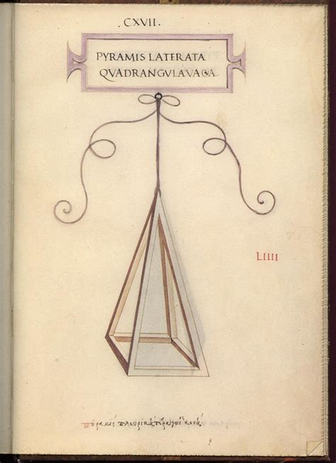 Leonardo da Vinci's Geometric Sketches - Square Pyramid | Sacred ...