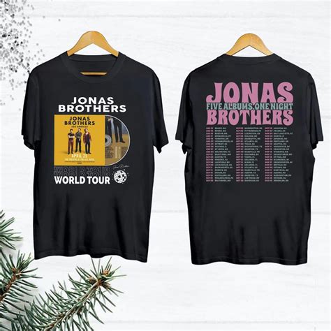 Graphic Jonas Brothers Tour 2023 Shirt, Five Albums One Night Tour ...