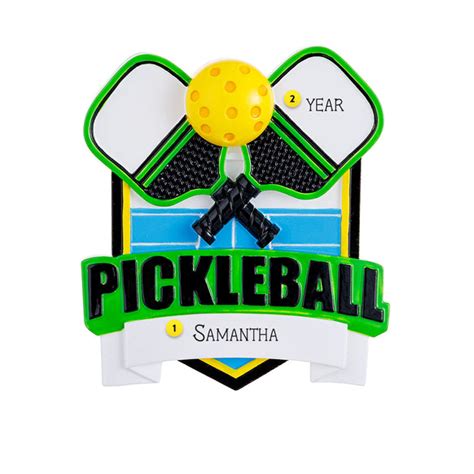 Pickleball Ornament | Personalized Free – Callisters Christmas