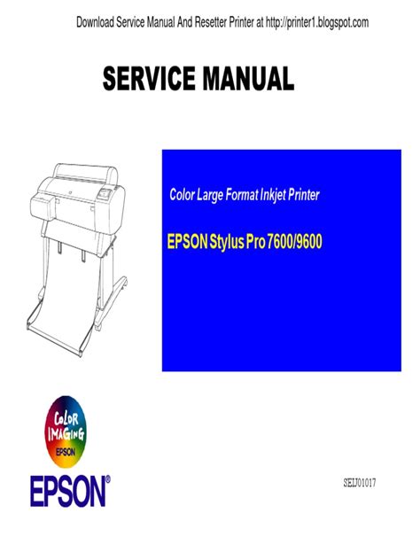 Epson Stylus Pro 7600 9600 Pdf Media Technology Electrical Engineering