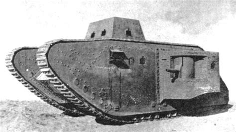 A7vu Sturmpanzerwagen German Heavy Experimental Tank 1918 German