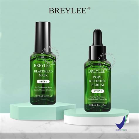 Jual BREYLEE Step 1 Blackhead Remover Mask Step 2 Pore Minimizer