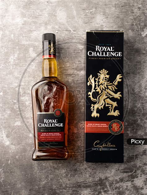 Royal Challenge Whisky Bottle