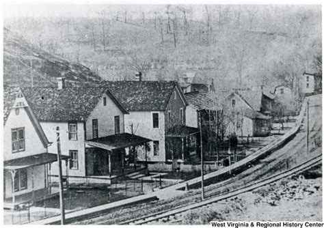 Homes Along The C K Railroad Tracks In Cairo Ritchie County W Va