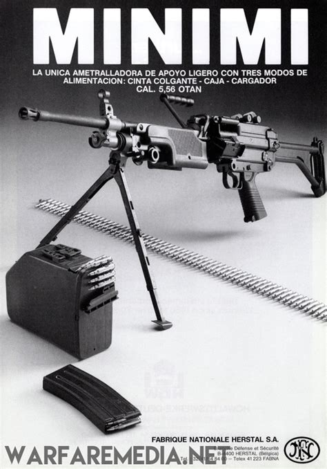 Minimi Light Machine Gun Sales Ad – Warfare Media