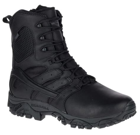 Merrell Moab 2 Mid Tactical Response Black Waterproof Boots