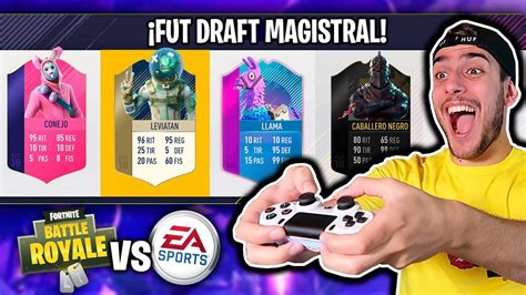 FORTNITE VS FIFA 18 FUT DRAFT BATTLE ROYALE YouTube