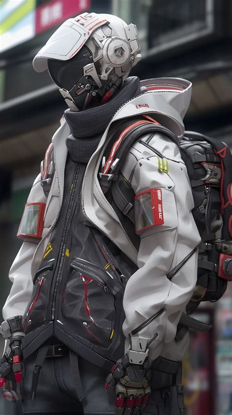 ArtStation Techwear Jacket Fashion Cyberpunk Clothes Cyberpunk