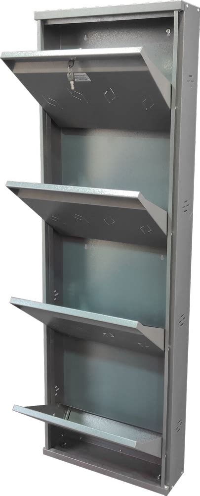 Mild Steel Powder Coated Wall Mounted Shoe Rack Shelves At Rs