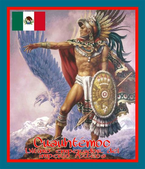 Ultimo Emperador Del Imperio Azteca Mexican Art Painting Jesus