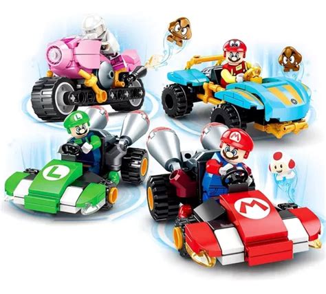 Rompecabezas D Bloques Super Mario Kart Wonder Cajas Env O Gratis