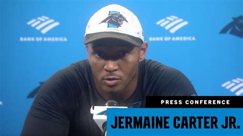 Jermaine Carter Jr Talks About C J Henderson Panthers Defense Youtube