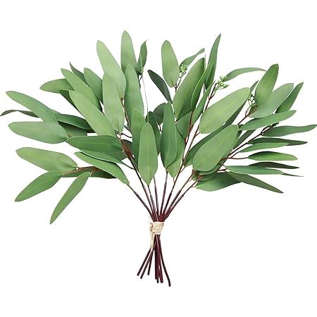 Amazon Ling S Moment Artificial Long Eucalyptus Stems 10PCS Sage