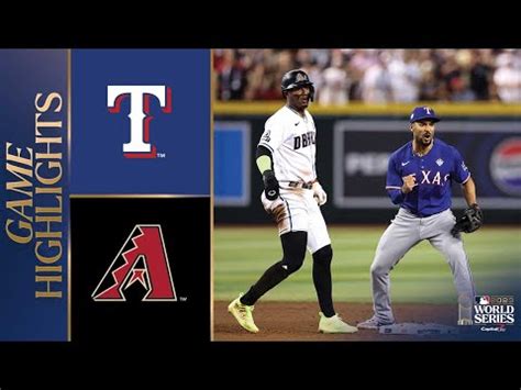 Rangers vs. D-backs World Series Game 3 Highlights (10/30/23) | MLB ...