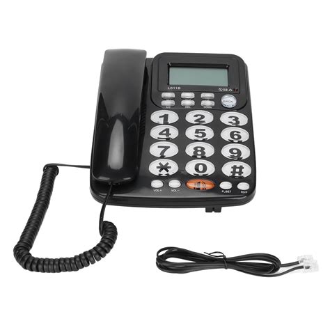 Youthink Desk Telephone Caller Id Large Buttons Tilt Display Corded Landline For Home Office