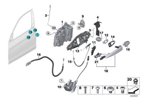 51217394435 Genuine BMW Catch Bracket BMW Parts Deal