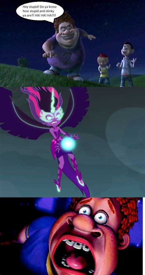 Midnight Sparkle vs Snotty Boy by EarWaxKid on DeviantArt