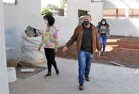 Edinho E Secret Rios Visitam Obras Escolhidas Pela Popula O No Op