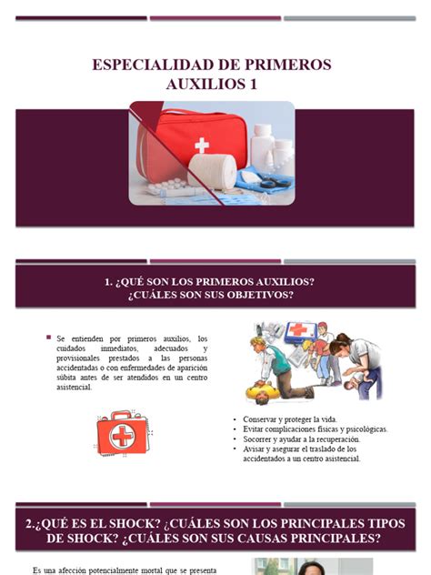 Especialidad De Primeros Auxilios Pdf Primeros Auxilios Deshidración