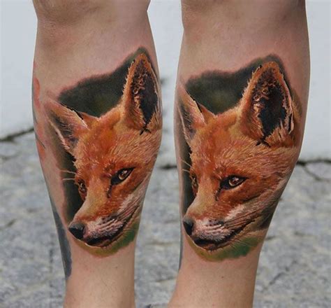 Sélection de 18 magnifiques tatouages de renard Inkage Fuchs