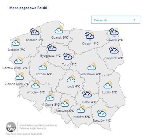 IMGW PIB METEO POLSKA on Twitter W dzień zachmurzenie umiarkowane