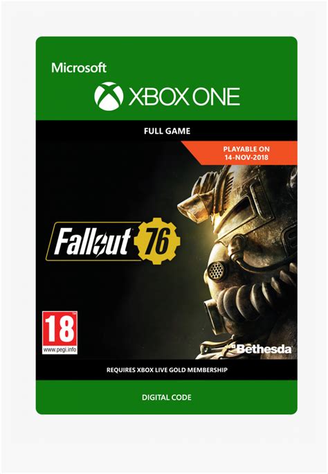 Fallout 76 Xbox One Digital, HD Png Download , Transparent Png Image ...