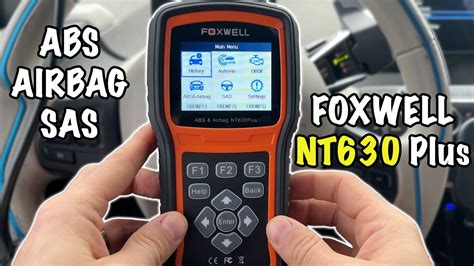 FOXWELL NT630 Plus The Perfect Solution For ABS And SRS Diagnostics