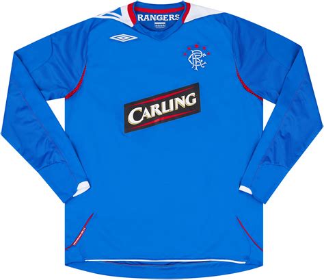 Rangers Home L S Shirt Very Good L