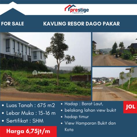 Di Jual Kavling Untuk Membangun Rumah Di Pemukiman Yang Segar Dago