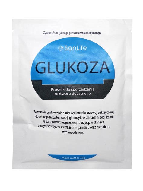 Glukoza Do Krzywej Cukrowej 75g Krzywa Cukrowa 8222426594 Oficjalne