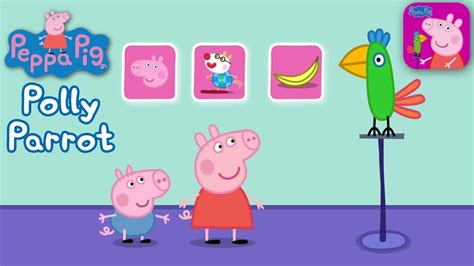 Peppa Pig Teaches Polly Parrot To Speak Peppa Pig Polly Parrot