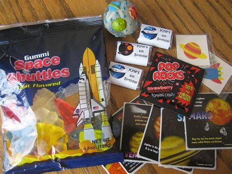 Space Party Favors | Space birthday party, Space party favors, Space party