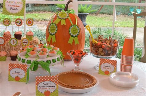 Pumpkin Patch Birthday Party Ideas Photo 21 Of 44 Catch My Party