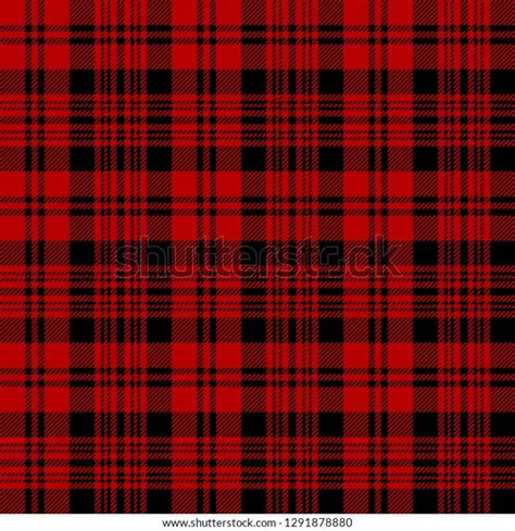 Red Black Tartan Plaid Scottish Seamless Stock Vector Royalty Free