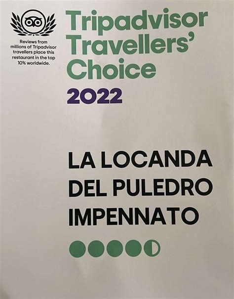 Riconoscimento Travellers Choice Per La Locanda Del Puledro