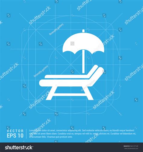 Beach Umbrella Icon Stock Vector Royalty Free 562127149 Shutterstock