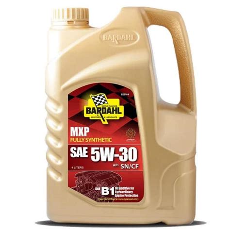 Bardahl Fully Synthetic Engine Oil Sae W Api Sn Cf Lazada