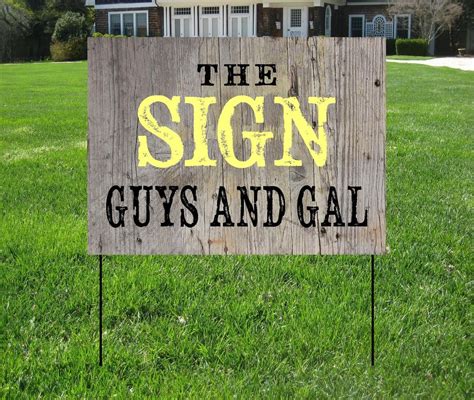 Custom Yard Signs, Custom Logo Yard Signs, Company or Event Yard Signs ...