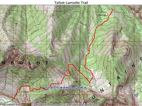 Ruby Mountain Trails The Old Guide Trail To Talbot Canyon