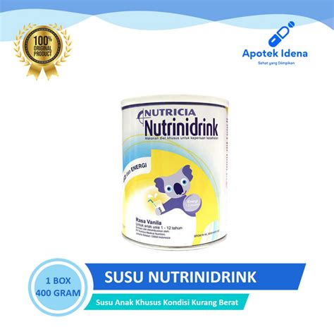 Jual Susu Nutrinidrink Powder Rasa Vanila 400 Gr Susu Formula Penambah