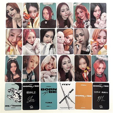 ITZY Kpop LOMO Card Polaroid Post Cards Photocards HD Collective ID