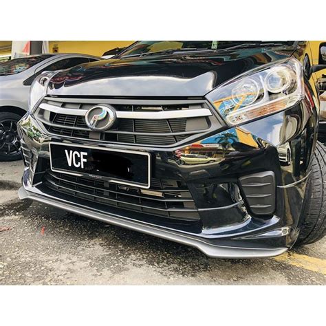 Perodua Axia G Gear Up Bodykit Front Side Rear Lip