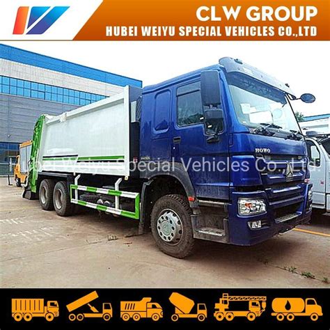 Sinotruk HOWO 3axles 6X4 18000liters 18m3 18cbm Compressed Rubbish