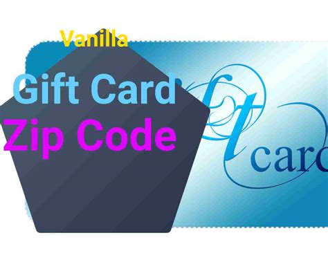 Vanilla Gift Card Zip Code 2024 Alicia Lorraine