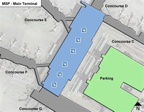 Minneapolis St Paul Airport Map - United States Map