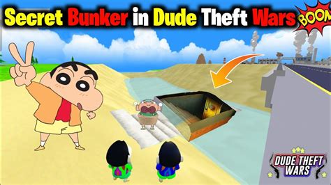 Shinchan Found Secret Bunker In Dude Theft Wars Sasti Gta V YouTube