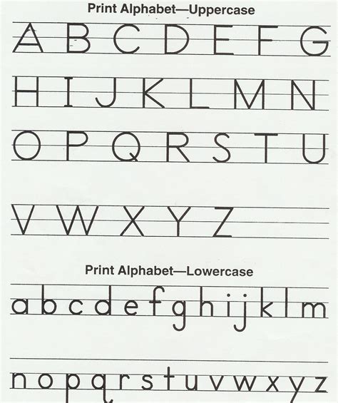 Alphabet Printable for Preschool | Activity Shelter