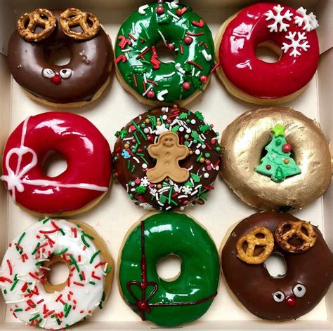 Festive Christmas Donut Cake