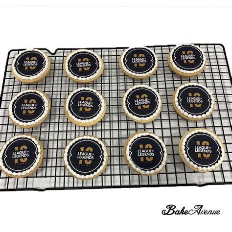 Corporate Orders Customised Cookies Company Anniversary Round